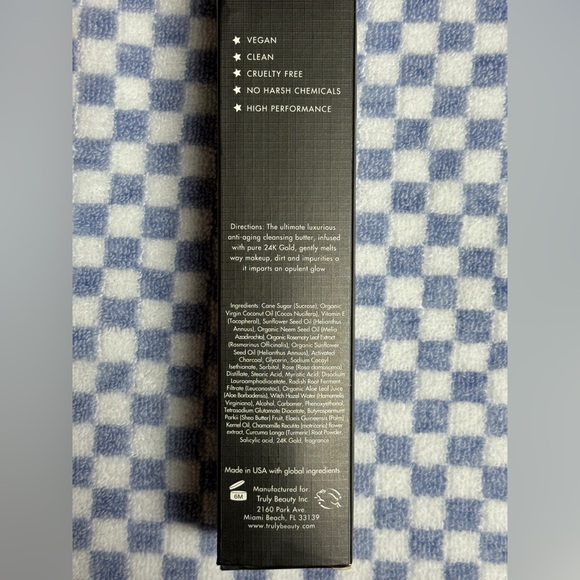 Truly 24k Gold Black soap - New in Box - Picture 2 of 4